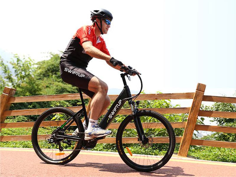 Rider on a SwiftUp eBike