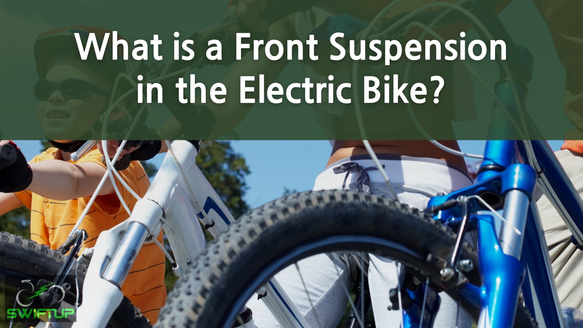 What is a front suspension in electric bike